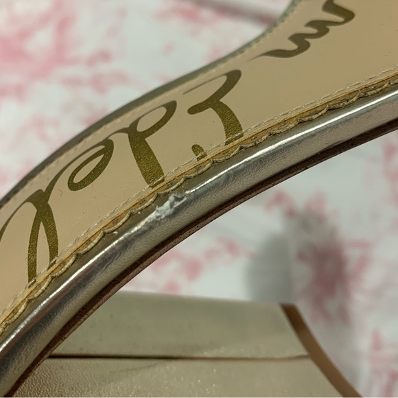 Sam Edelman Gold Heels - Picture 7 of 8
